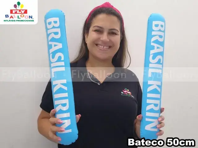 Bateco inflável promocional Brasil Kirin