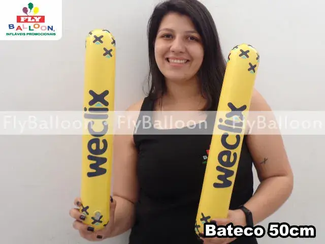 Bateco inflável promocional Weclix